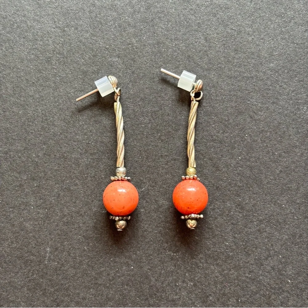 Unakite Gemstone Necklace & Earring Set | Magnetic Clasp